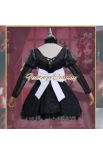 Identity V Priestess Fiona Gilman Crimson Maid Gothic Lolita Dress Cosplay Costume